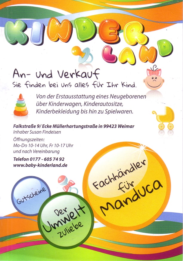 Flyer Kinder An- und Verkauf Weimar