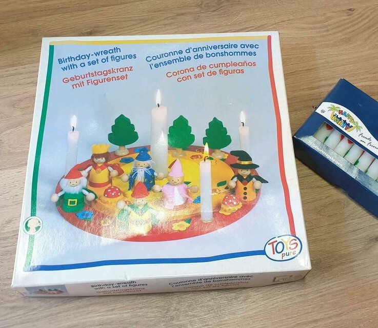 Geburtstagskranz mit Figurenset inkl. Kerzen