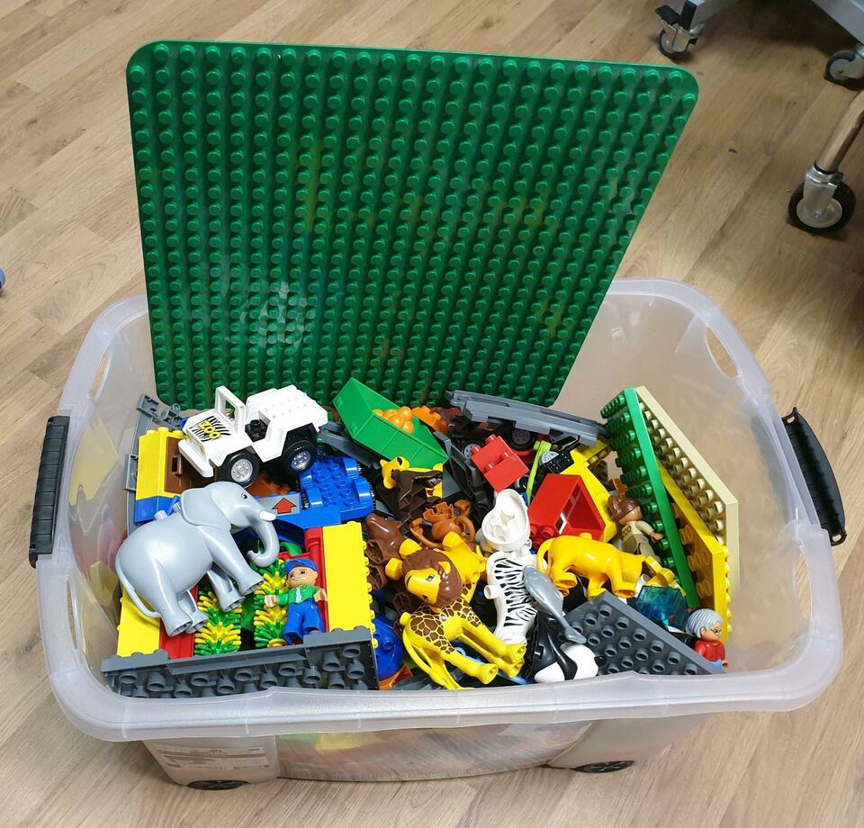 Lego Duplo Sammlung: Zoo, Tankstelle, Eisenbahn usw.